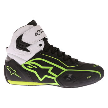 Alpinestars Faster 2 WP Shoes Black White Flo Yellow Mens - 5.5