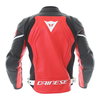 Dainese Racing 3 Red Black Leather Motorcycle Jacket Back                                                                                                                                                                                                      