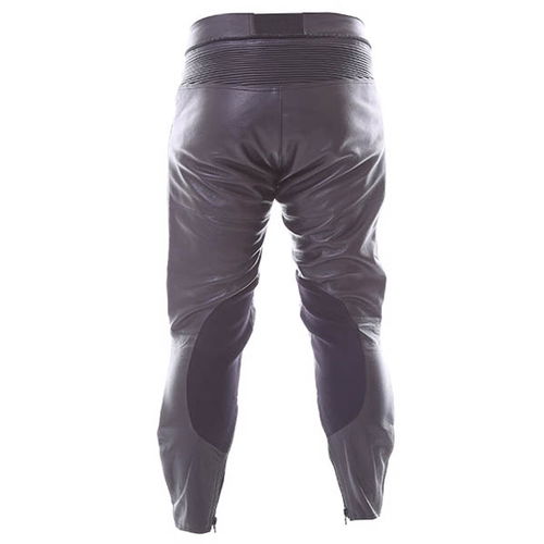 RST GT Black Leather Motorcycle Jeans Rear                                                                                                                                                                                                                     