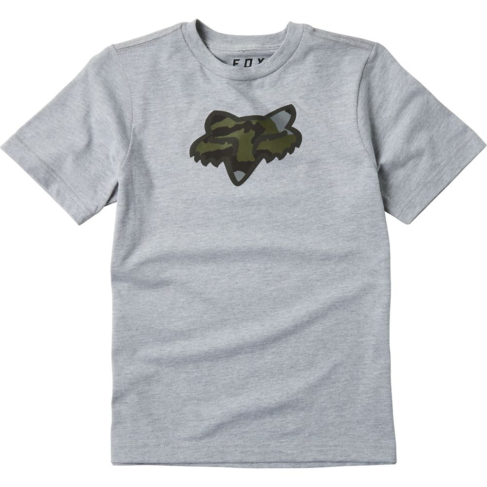 Fox Predator JR SS Tee Light Heather Grey Kids - S