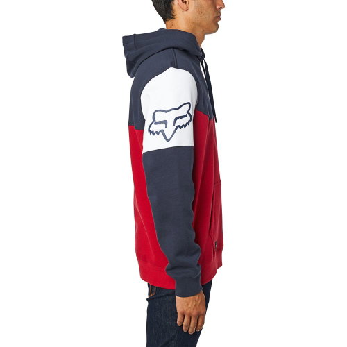 Fox Honda Pullover Fleece Navy Red Mens - M
