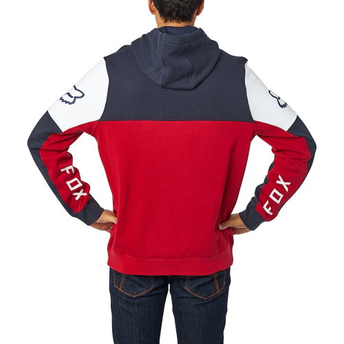 Fox Honda Pullover Fleece Navy Red Mens - M