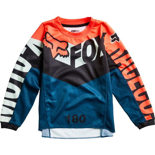 Fox Kids 180 Trice Jersey Grey Orange Default Title