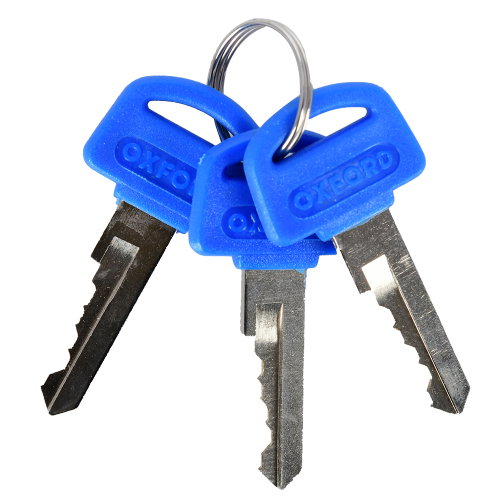 Oxford Products Clear Cable Lock 1.8m x 12mm Clear Cable Lock 1.8m x 12mm