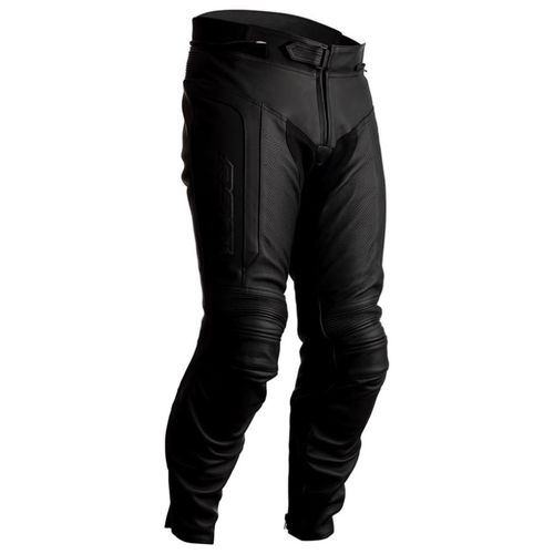 RST Axis CE Mens Leather Pants Black Mens - 28 - Short