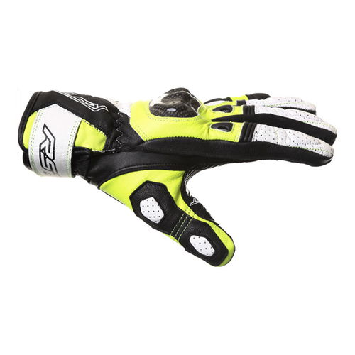 RST Stunt III CE 2123 Gloves Flo Yellow Mens - S