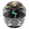 Frank Thomas FT36Y Comix Gorilla Kids Full Face Motorcycle Helmet Back                                                                                                                                                                                         