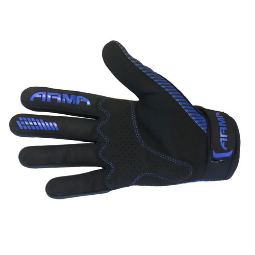 Armr KMX8 Kid MX Gloves Black Blue Kids - 3XS
