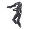 Dainese Laguna Seca 4 1pc Mens Black White Leather Motorcycle Suit Racing crouch                                                                                                                                                                               