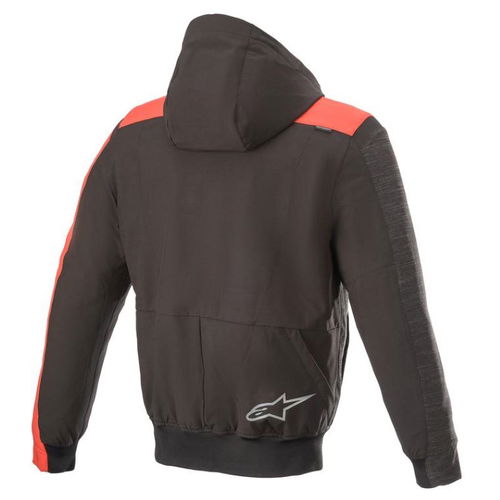 Alpinestars Rhod Windstopper Hoodie Black Bright Red Mens - S