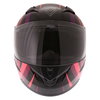 Frank Thomas FT36Y Comix Vortex Ladies Black Pink Full Face Motorcycle Helmet Front                                                                                                                                                                            