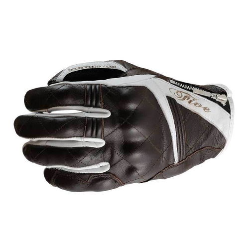 Five Sport City Womens Adult Gloves Brown White Ladies - L