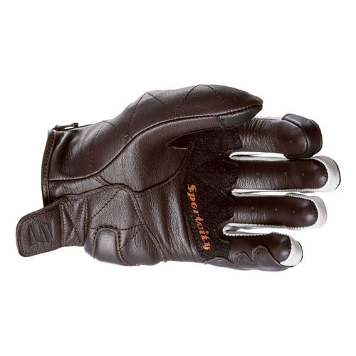 Five Sport City Womens Adult Gloves Brown White Ladies - L