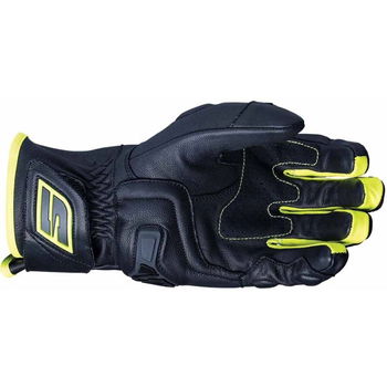 Five RFX4 Replica Adult Gloves Black Fluo Yellow Mens - S