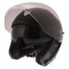 Frank Thomas FTDV31 Matt Black Open Face Motorcycle Helmet Open With Sun Visor                                                                                                                                                                                 