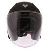 Frank Thomas FTDV31 Matt Black Open Face Motorcycle Helmet Front                                                                                                                                                                                               