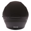 Frank Thomas FTDV31 Matt Black Open Face Motorcycle Helmet Back                                                                                                                                                                                                