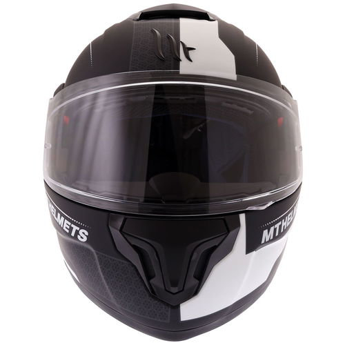 MT Atom SV Raceline Helmet Matt Black White S (55-56 cm)