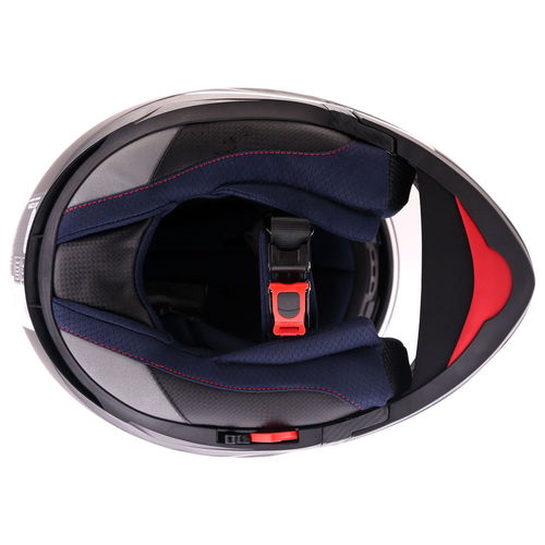 MT Atom SV Raceline Helmet Matt Black White S (55-56 cm)