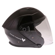 FTDV31 Open Face Helmet Black