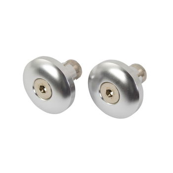 Bike It Alloy Round MX Bar Ends - 13.8mm
