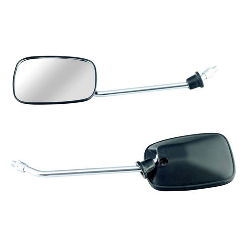 Bike It Black Square Mirrors