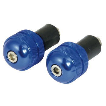 Bike It Blue Round Bar Ends - 13mm