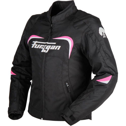 Furygan Cyane Jacket Black White Pink Ladies - M