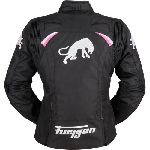 Furygan Cyane Jacket Black White Pink Ladies - M