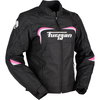 Furygan Cyane Jacket Black White Pink Ladies - M