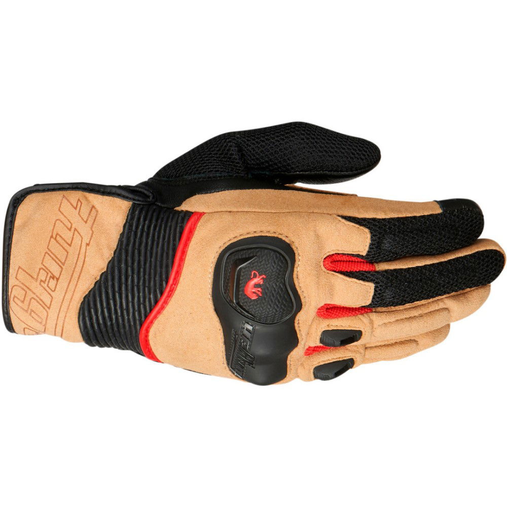 Furygan Dust Gloves Sandy Black Red Mens - L