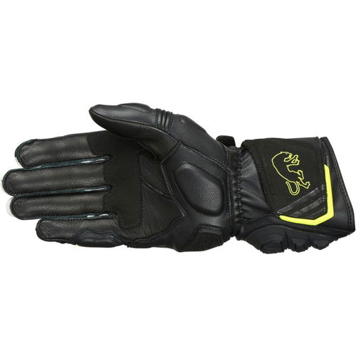 Furygan F-RS1 Gloves Black Yellow White Mens - L