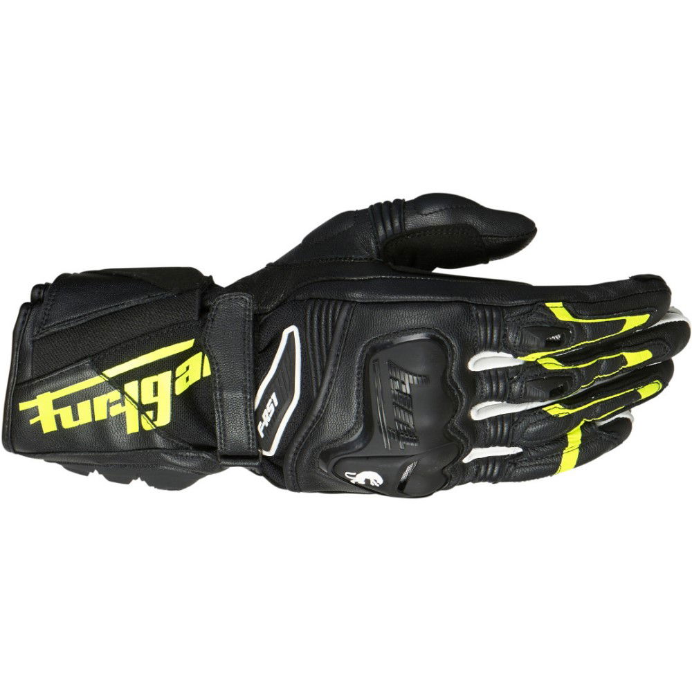 Furygan F-RS1 Gloves Black Yellow White Mens - L