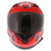 Frank Thomas FT36SV Zombie Orange Full Face Motorcycle Helmet Front                                                                                                                                                                                            