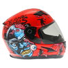 Frank Thomas FT36SV Zombie Orange Full Face Motorcycle Helmet Right Side                                                                                                                                                                                       