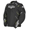 Furygan Narval Jacket Black White Yellow Mens - S