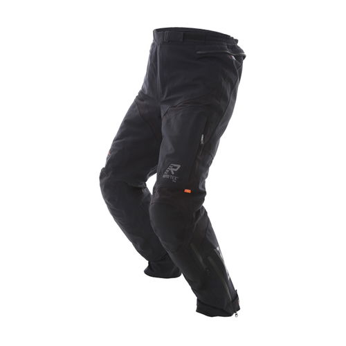 Rukka Arma-T Mens Black Goretex Waterproof Textile Motorcycle Trousers Riding position                                                                                                                                                                         