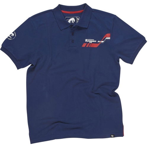 Furygan Polo X-Wings Blue Mens - M