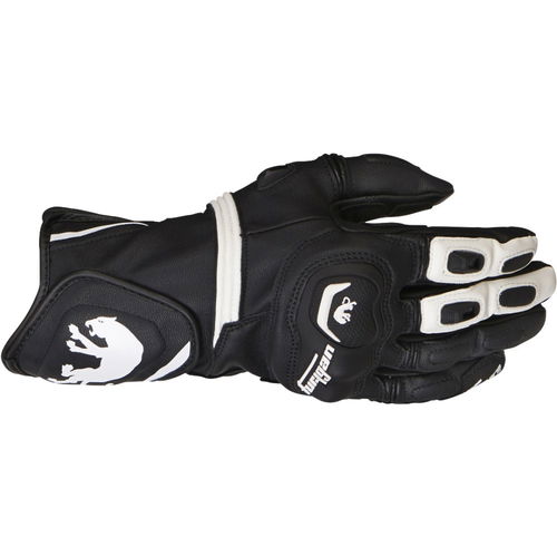 Furygan Higgins Gloves Black White No Size