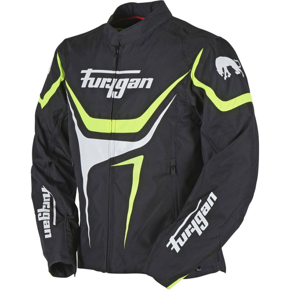 Furygan Oggy Jacket Black White Yellow No Size