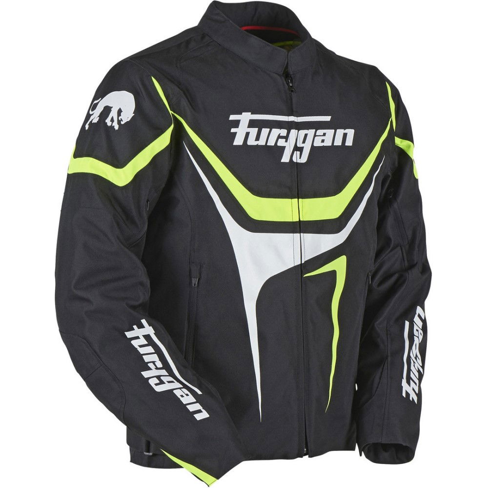 Furygan Oggy Jacket Black White Yellow No Size