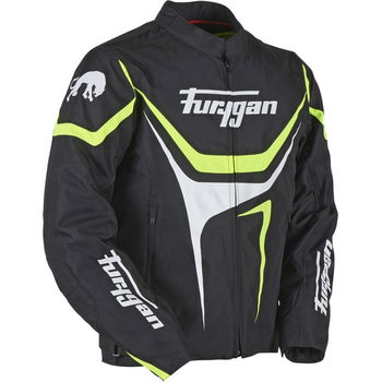 Furygan Oggy Jacket Black White Yellow No Size