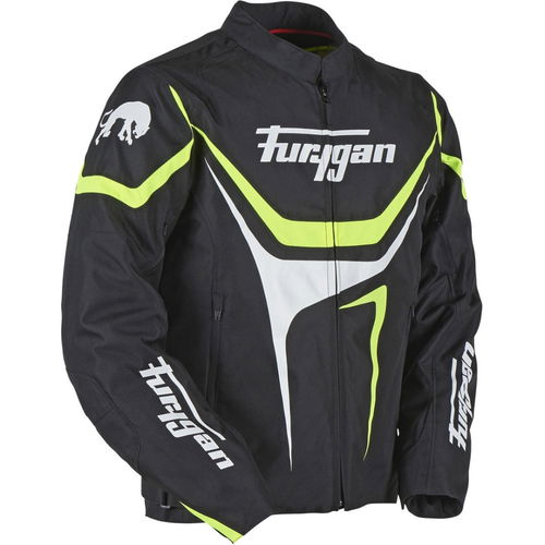 Furygan Oggy Jacket Black White Yellow No Size