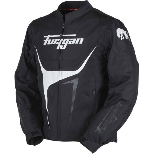 Furygan Oggy Jacket Black White No Size
