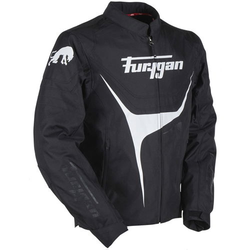 Furygan Oggy Jacket Black White No Size