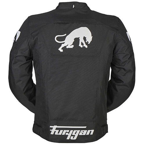 Furygan Atom Jacket Black White Mens - S