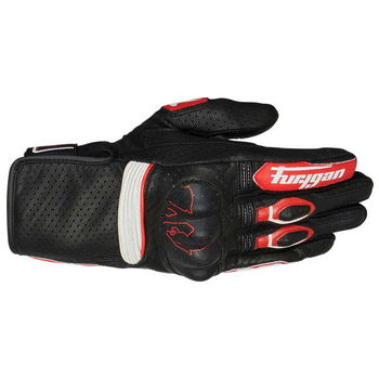 Furygan TD Roadster Gloves Black Red White Mens - L