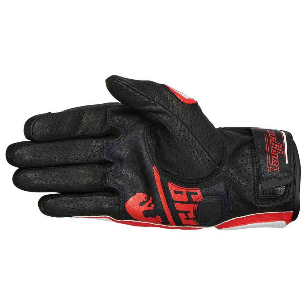 Furygan TD Roadster Gloves Black Red White Mens - L