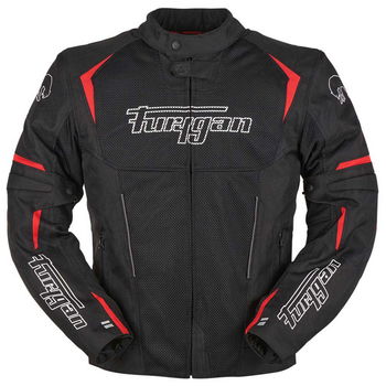 Furygan Ultraspark Vent Jacket Black Red Mens - L