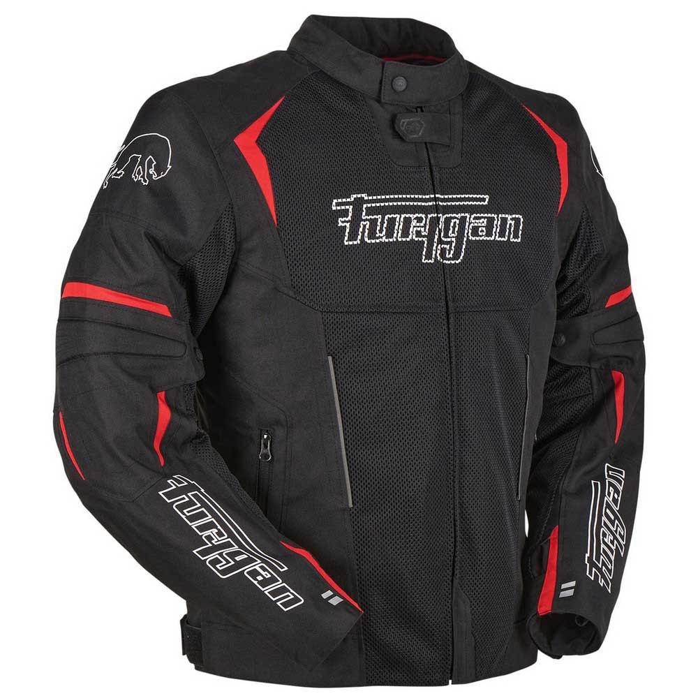 Furygan Ultraspark Vent Jacket Black Red Mens - L